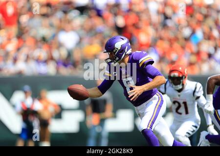 September 12, 2021: Minnesota Vikings quarterback Kirk Cousins (8) at