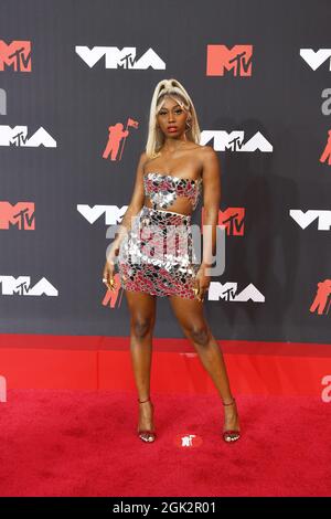 Flo Milli attends the 2021 MTV Video Music Awards at Barclays Center on