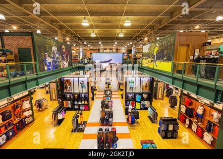 Las Vegas, JUL 30, 2021 - Interior view of the Fashion Show Stock Photo