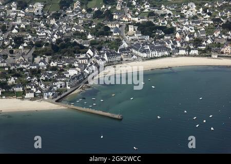 FRANCE MORBIHAN (56) SAINT-PIERRE-QUIBERON, PENINSULA OF QUIBERON Stock Photo