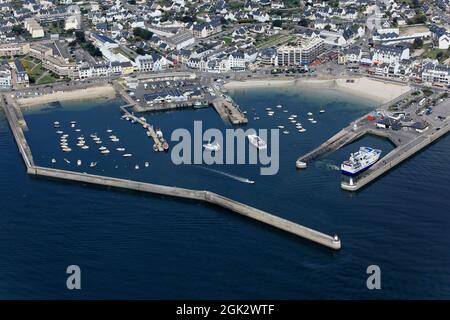 FRANCE MORBIHAN (56)  PORT-MARIA, PENINSULA OF QUIBERON Stock Photo