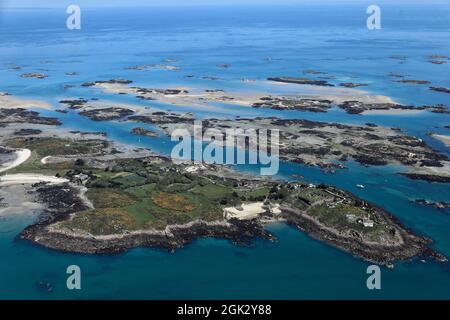 FRANCE MANCHE (50) CHAUSEY ISLANDS Stock Photo