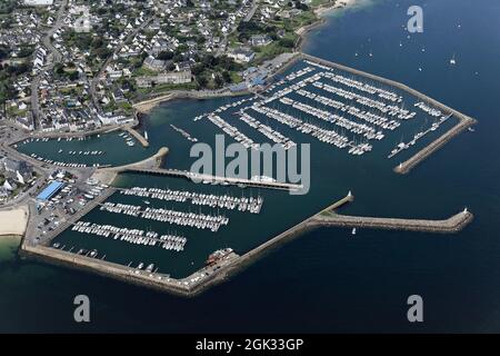 FRANCE MORBIHAN (56)  PORT-HALIGUEN, PENINSULA OF QUIBERON Stock Photo