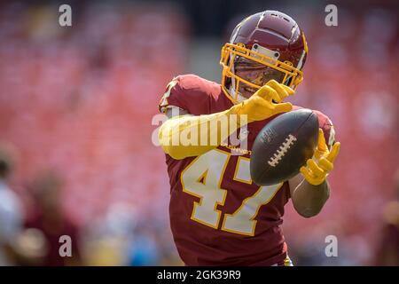 Washington Football Team wide receiver DeAndre Carter (16) runs during an  NFL preseason football game against the Baltimore Ravens, Saturday, Aug.  28, 2021 in Landover, Md. (AP Photo/Daniel Kucin Jr Stock Photo - Alamy