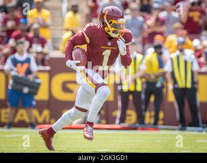 Washington Football Team wide receiver DeAndre Carter (1) runs