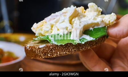 Becarska satrica -  Croatian salad originating from the region of Slavonija and Baranja Stock Photo