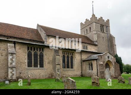 All Saints Church Ashdon. Essex. UK Stock Photo