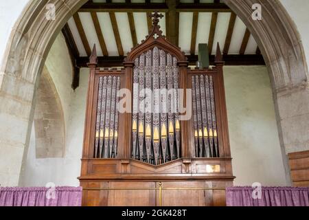 All Saints Church Ashdon. Essex. UK Stock Photo