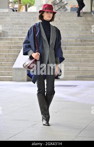 Madrid, Spain. 13th Sep, 2021. Parade Roberto Verino MBFW Madrid, Monday, September 13, 2021 Credit: CORDON PRESS/Alamy Live News Stock Photo