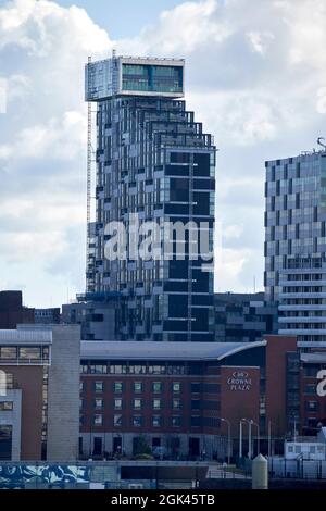 Crowne Plaza Liverpool City Centre building, an IHG Hotel, Princes Dock ...