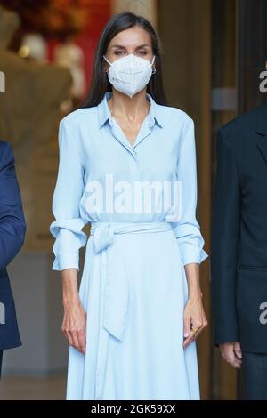 King Felipe VI on his arrival to receive in audience the Apostolic ...