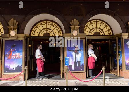 Prince Edward Theatre, Old Compton Street, Soho, London, UK Stock Photo