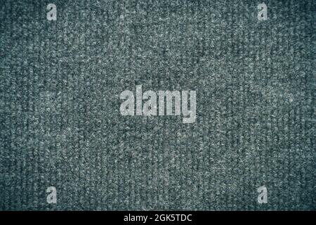 Gray synthetic wool carpet for background and design Stock Photo