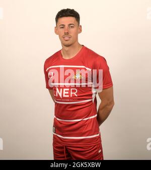 Picture Howard Roe/AHPIX LTD, Football, Sky Bet League One,Doncaster Rovers  Keepmoat Stadium, Doncaster, UK, 31/07/2021,  Ed Williams Stock Photo