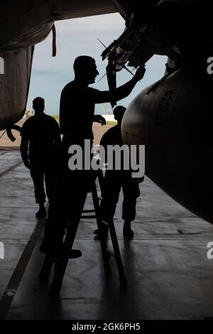 The 44th Aircraft Maintenance Unit load crew members prepare for the ...