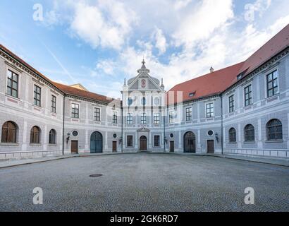 Brunnenhof at Munich Residenz - Munich, Bavaria, Germany Stock Photo