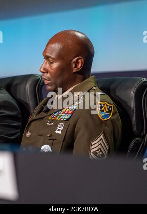 Army Command Sgt. Maj. Eric C. Dostie (left), Command Sergeant Major, U ...