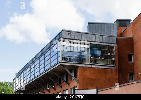 Stockholm, Sweden - August 9, 2019: Moderna Museum on the island of Skeppsholmen in central Stockholm. Designed by Rafael Moneo spanish architect Stock Photo