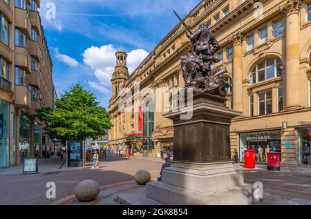 View of buildings in St Anne's Square, Manchester, Lancashire, England, United Kingdom, Europe Stock Photo