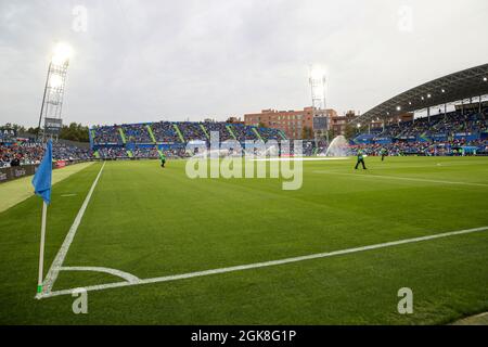 Madrid, Spain. 13th Sep 2021. Stadium during the Liga match between Getafe CF and Elche CF at Coliseum Alfonso Perez Stadium in Madrid, Spain. Credit: DAX Images/Alamy Live News Stock Photo