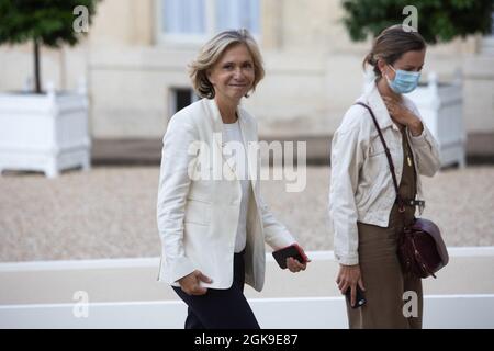 President of the region Ile de France Valerie Pecresse arrives prior to the ceremony in honor of the Olympic and Paralympic French medalists at the Tokyo 2021, in Paris on September 13, 2021. Photo by Raphael Lafargue/ABACAPRESS.COM Stock Photo