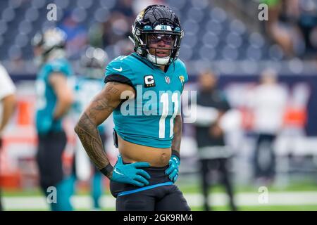 Jacksonville Jaguars wide receiver Marvin Jones (11) talks to the media  after the NFL International Series game against the Miami Dolphins at  Tottenha Stock Photo - Alamy