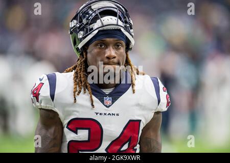 Tremon Smith of the Houston Texans on the field during pregame