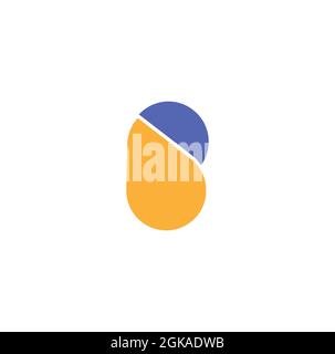 B Letter Logo Design . Creative Modern Letters Vector Icon Logo Illustration. - Vector Stock Vector