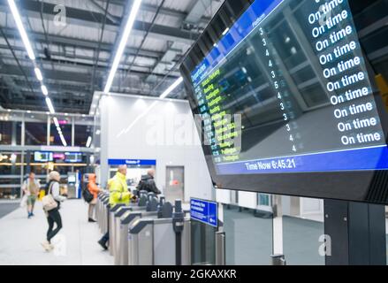 Hayes and Harlington new TFL Rail train station Stock Photo