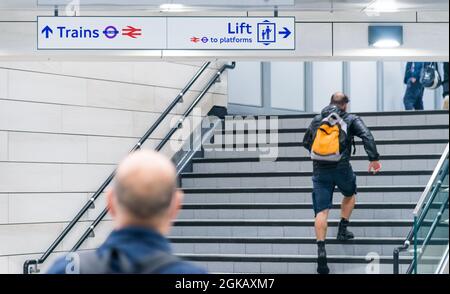 Hayes and Harlington new TFL Rail train station Stock Photo