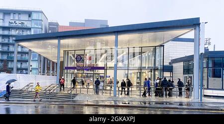 Hayes and Harlington new TFL Rail train station Stock Photo