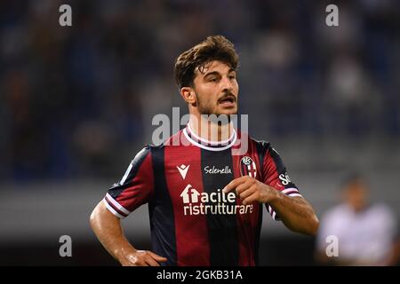 Riccardo Orsolini (Bologna) during the Italian 'Serie A' match between Bologna 1-0 Hellas Verona at Renato Dall Ara Stadium on September 13, 2021 in Bologna, Italy. Credit: Maurizio Borsari/AFLO/Alamy Live News Stock Photo