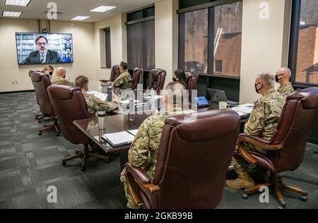 Members of the West Virginia National Guard and the West Virginia Joint Interagency Task Force for COVID-19 Vaccines shared best practices and lessons learned for COVID-19 vaccine distribution with Peru during a virtual workshop held March 2, 2021. The purpose of the workshop, built upon the established SPP relationship between the WVNG and Peru, was to assist Peru in overcoming obstacles and challenges facing their nation as they begin vaccinating their population. Stock Photo