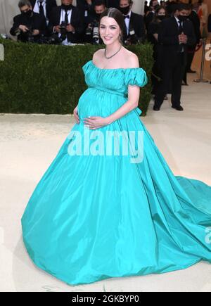 New York, USA. 13th Sep 2021. Bee Shaffer attending the Metropolitan Museum of Art Costume Institute Benefit Gala 2021 in New York City, NY, USA on September 13, 2021. Photo by Charles Guerin/ABACAPRESS.COM Credit: Abaca Press/Alamy Live News Stock Photo