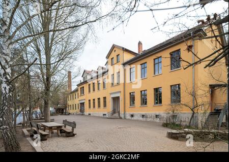 Weimar, Germany. 19th Apr, 2021. The Waldorf School Weimar can be seen. Credit: Thomas Müller/dpa-Zentralbild/ZB/dpa/Alamy Live News Stock Photo