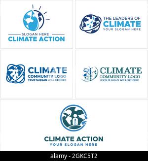 Community nonprofit government global logo design Stock Vector