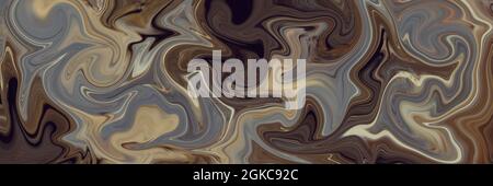 Ornamental background with abstract patterns. Liquid painting abstract texture, art technique. A colorful combination of acrylic vibrant colors. Stock Photo