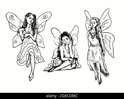 Simple sketch - Beautiful fairy inside me 6/4/2020 | Facebook