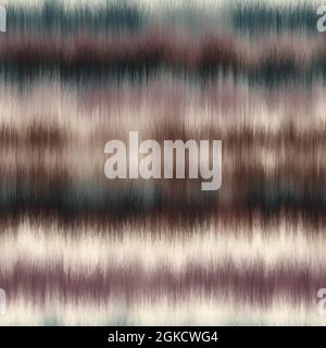 Seamless vector tie dye multicolor bleeding stripe pattern for surface print Stock Vector