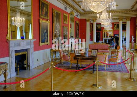 State drawing room, Dublin Castle, Dublin, Ireland Stock Photo