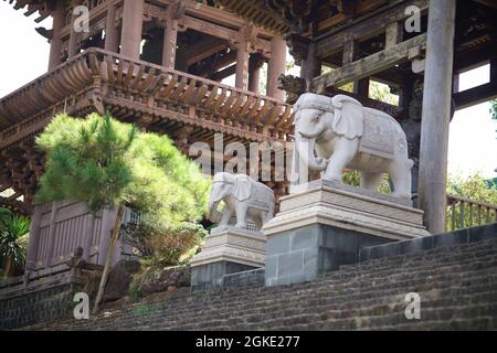 Nice Minh Thanh pagoda in Gia Lai province central Vietnam Stock Photo