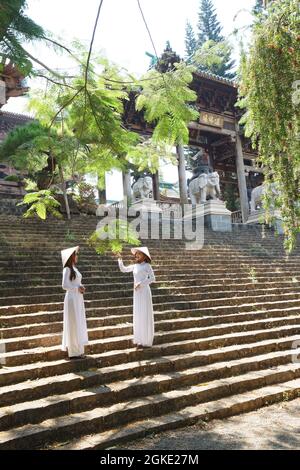 Nice Minh Thanh pagoda in Gia Lai province central Vietnam Stock Photo