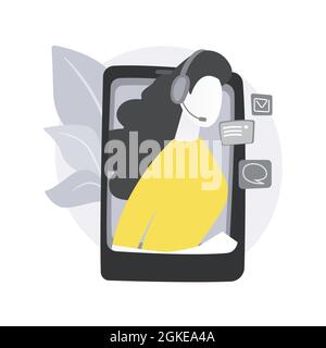 Custom service abstract concept vector illustration. Stock Vector