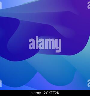 Abstract Design Creativity Background of Blue Waves. Frame with space for text. Smooth wave. Sea water texture. Wavy backdrop. Stock Vector