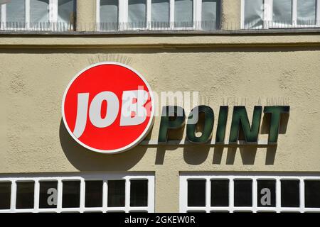 Job Point, Agentur fuer Arbeit, Karl-Marx-Strasse, Neukoelln, Berlin, Germany Stock Photo