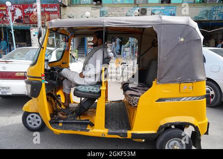 This photo was taken after the Taliban be controlled Afghanistan, the Jalalabad city. Stock Photo