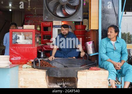 This photo was taken after the Taliban be controlled Afghanistan, the Jalalabad city. Stock Photo