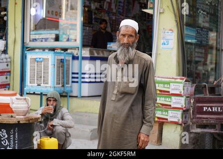 This photo was taken after the Taliban be controlled Afghanistan, the Jalalabad city. Stock Photo