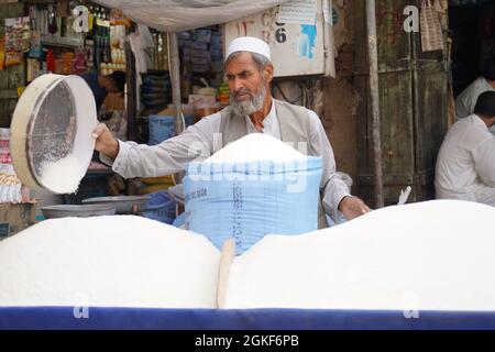 This photo was taken after the Taliban be controlled Afghanistan, the Jalalabad city. Stock Photo