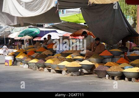 This photo was taken after the Taliban be controlled Afghanistan, the Jalalabad city. Stock Photo